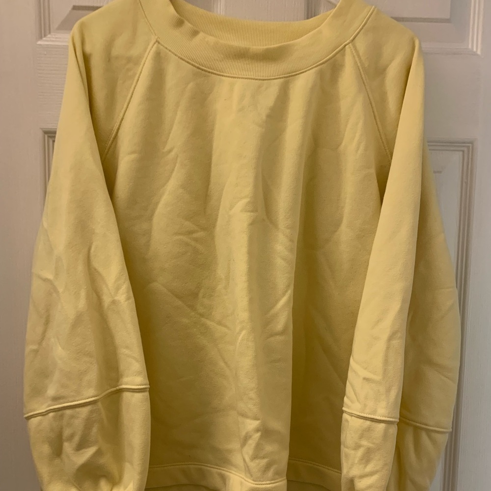 Soft Yellow Sweater Top
